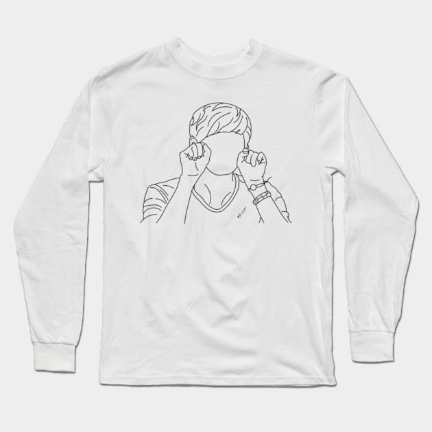 High Kick 3 Long Sleeve T-Shirt by ayshatazin